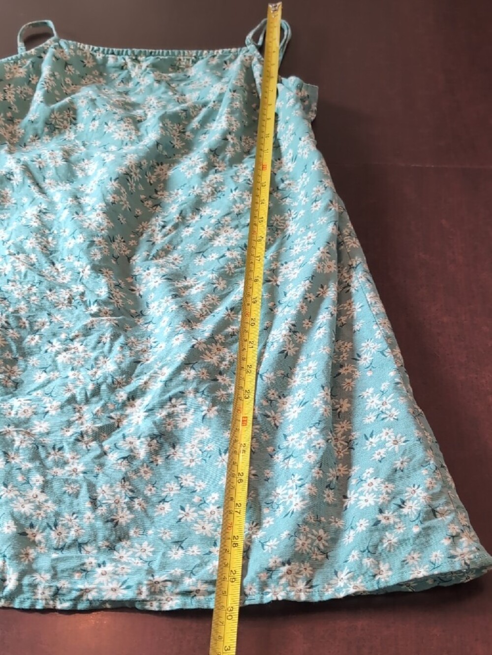 American Eagle | Linen Blend Floral Tie Back Mini Dress | Medium - Picture 10 of 13